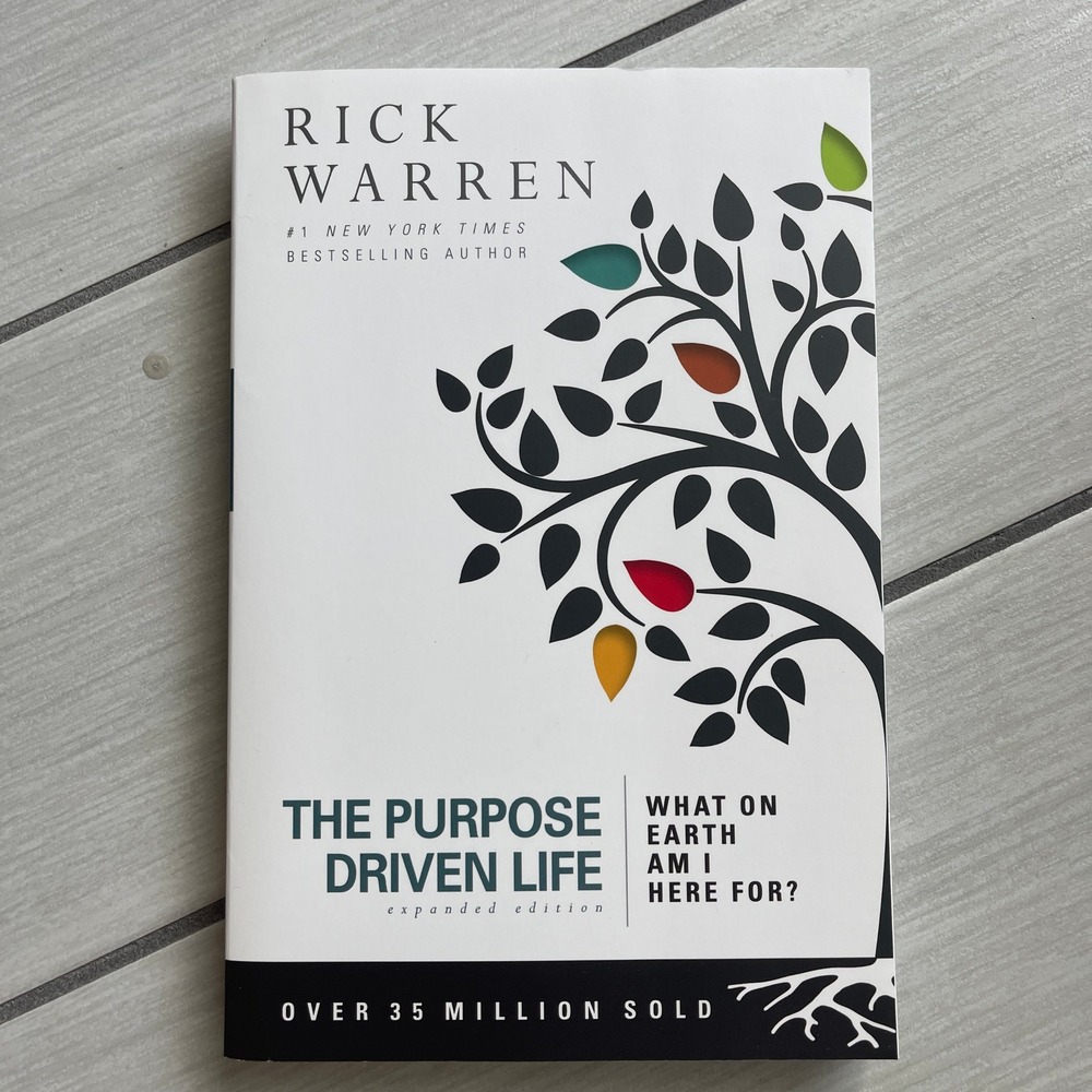 Rick Warren The Purpose Driven Life Expanded Edition Paperback Zondervan Book